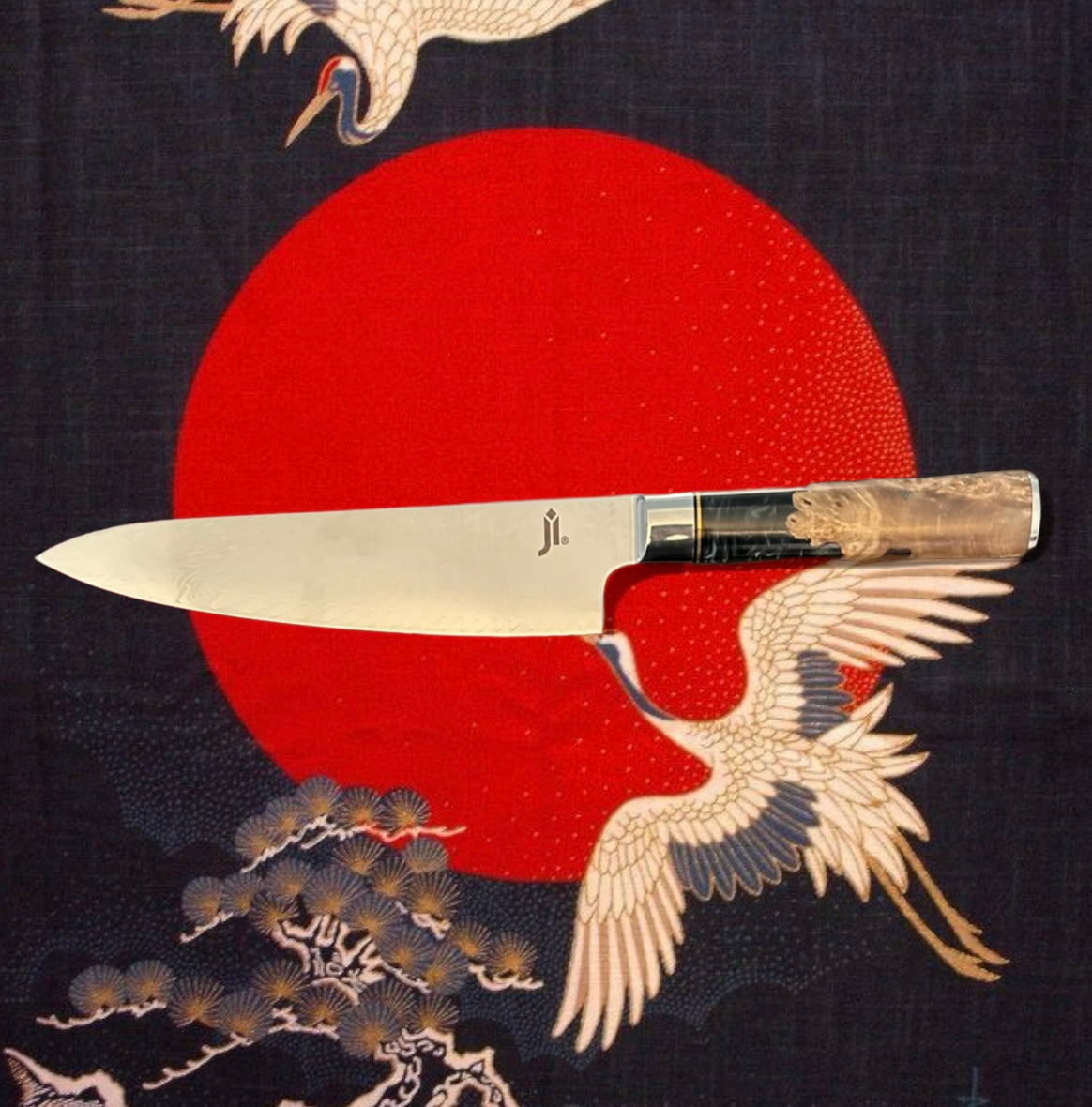 JI 'Tutsu' Chef Knife 8" Damascus