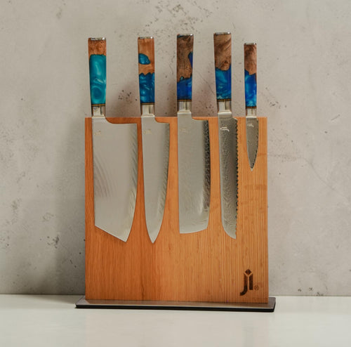 JI 'Ryujin' Full Kitchen Damascus Set (5 Pcs)