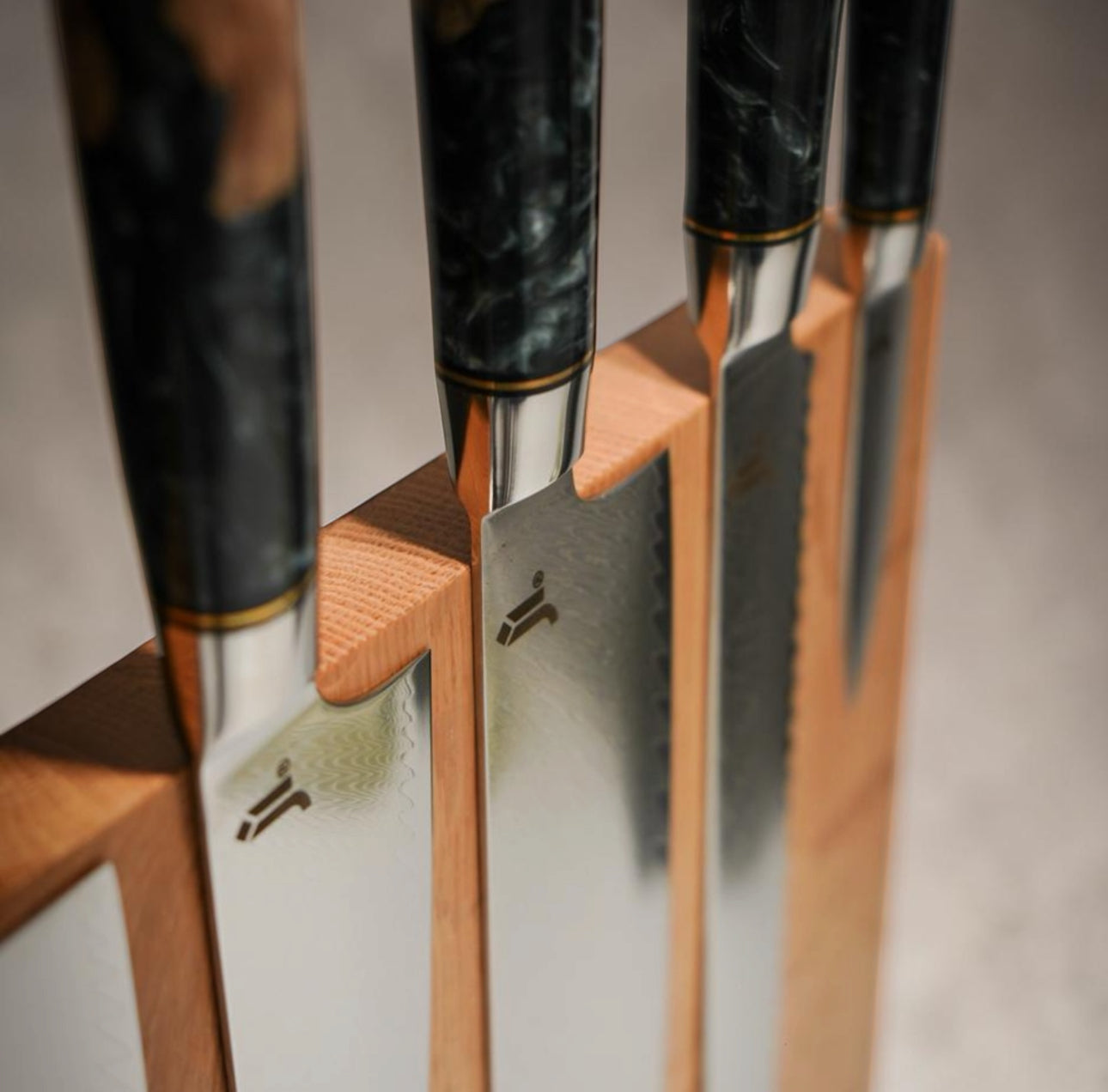 JI 'Tutsu' Full Kitchen damascus Set  (5 Pcs)