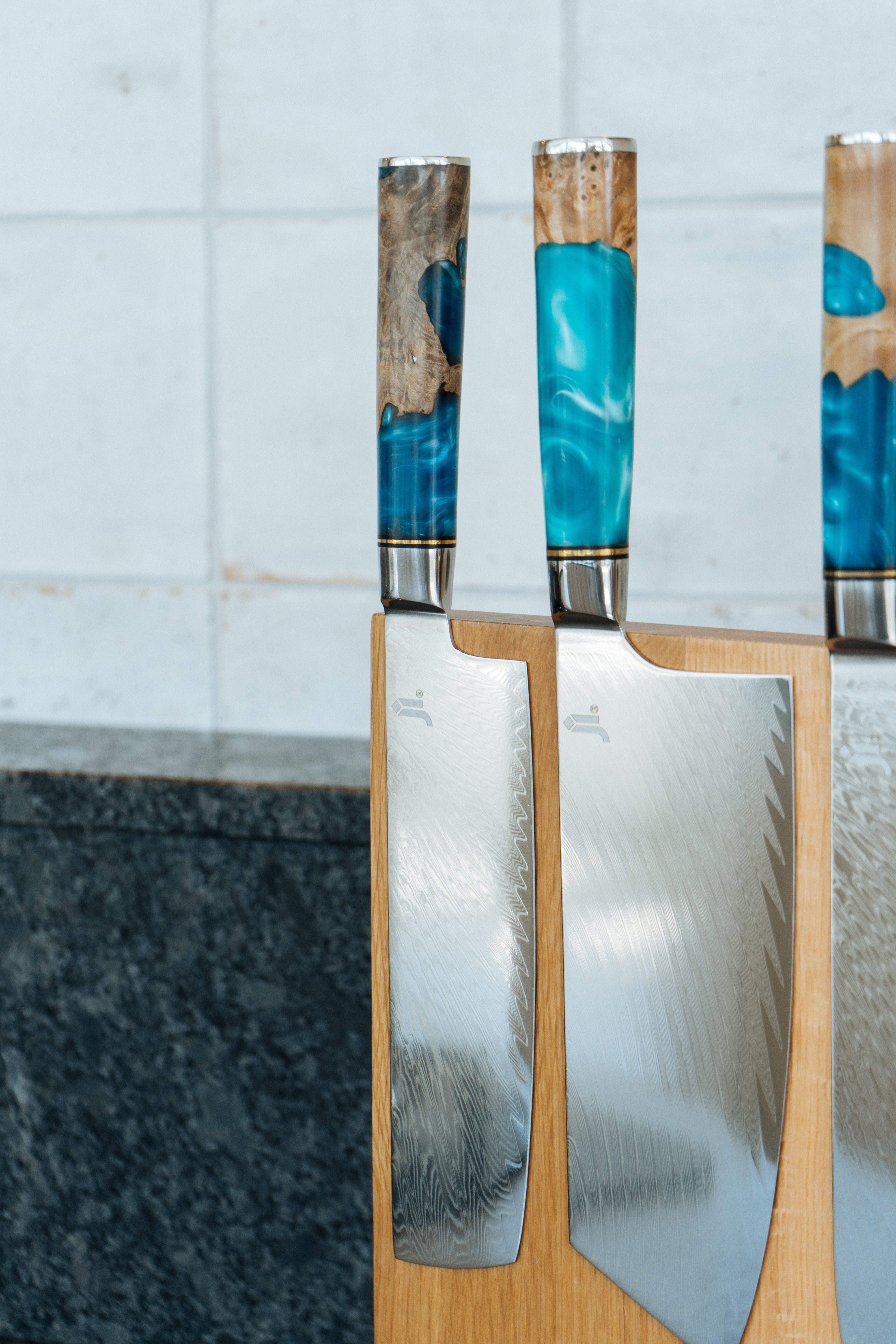 JI 'Ryujin' Full Kitchen Damascus Set (5 Pcs)